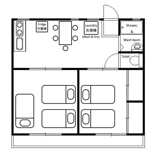 Guest House Meets Okayama All Private Room Hostel 외부 사진